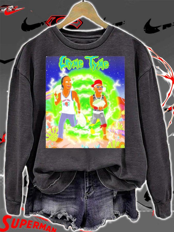 Crime Time Rick and Morty shirt sweatshirt