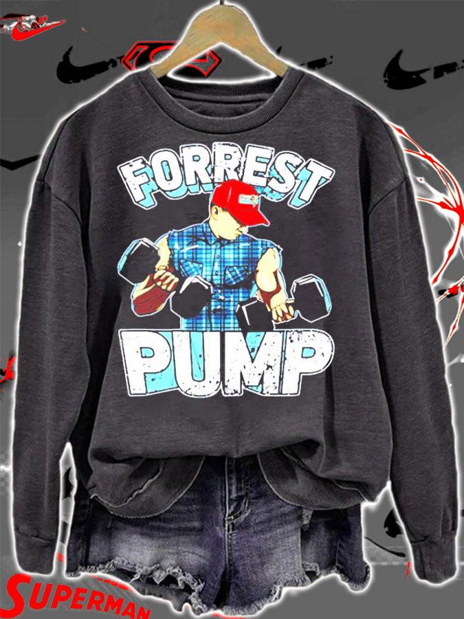 Forest Pump gym shirt sweatshirt