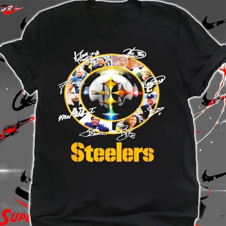 Pittsburgh Steelers players signatures shirt shirt
