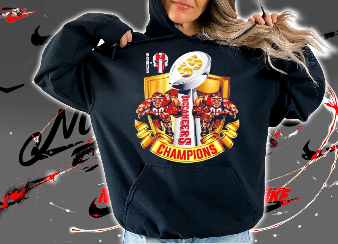 Skull Stickers Tampa Bay Buccaneers Super Bowl Champions 2021 shirt hoodie