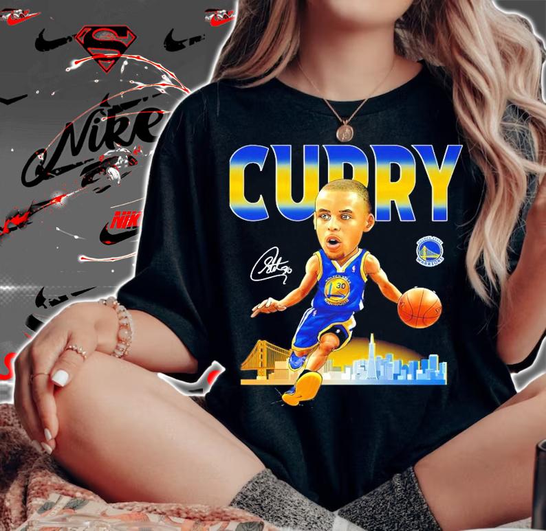 Stephen Curry Golden State Warriors basketball signature shirt woman shirt