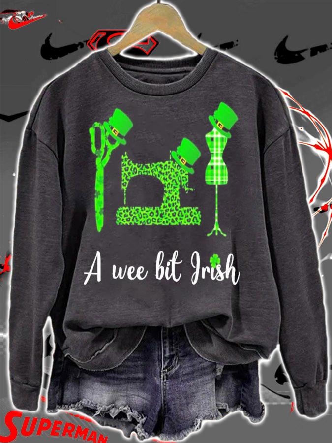 A wee bit Irish St.Patrick's Day shirt sweatshirt