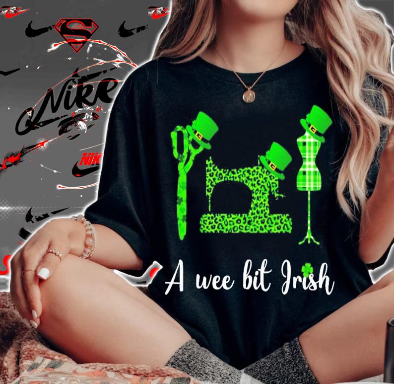 A wee bit Irish St.Patrick's Day shirt woman shirt