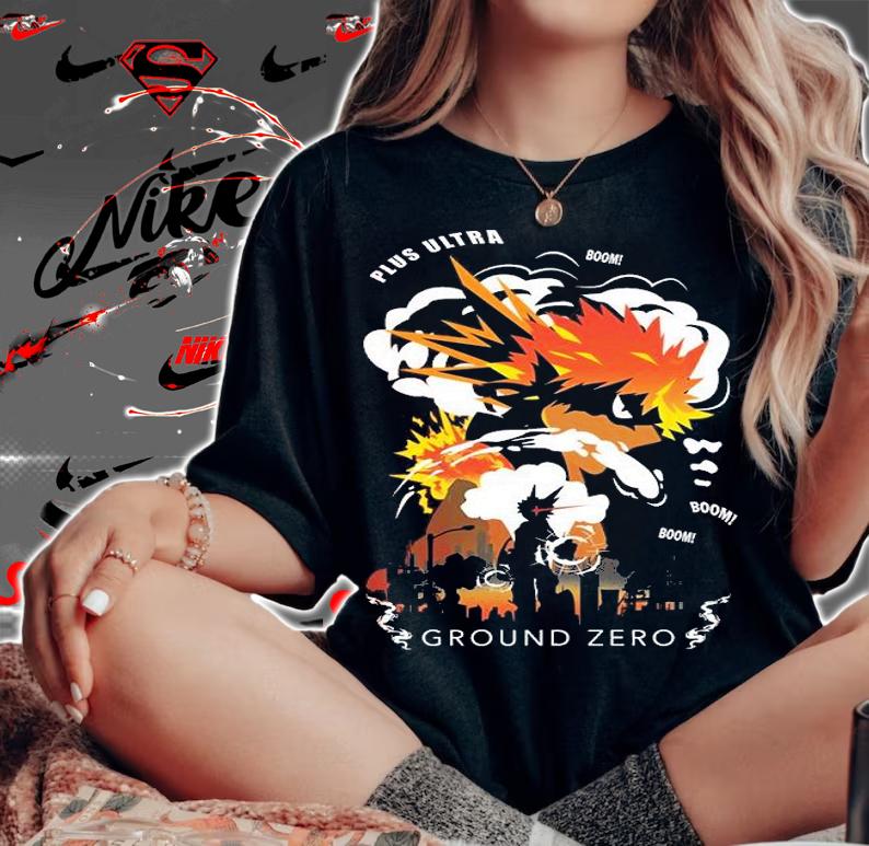 Bakugou plus ultra ground zero lord explosion murder shirt