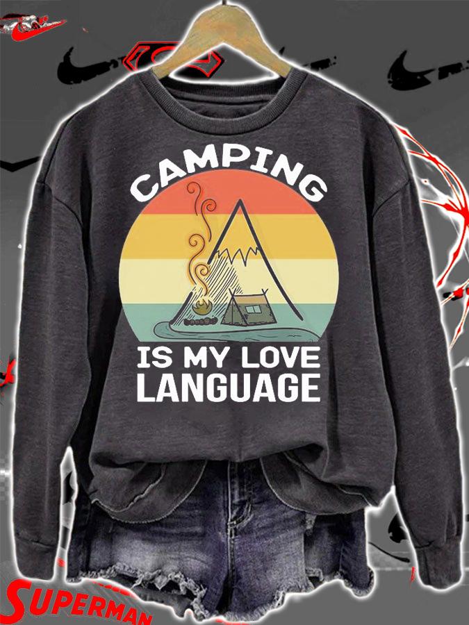 Camping Is My Love Language Camper Life T-Shirt
