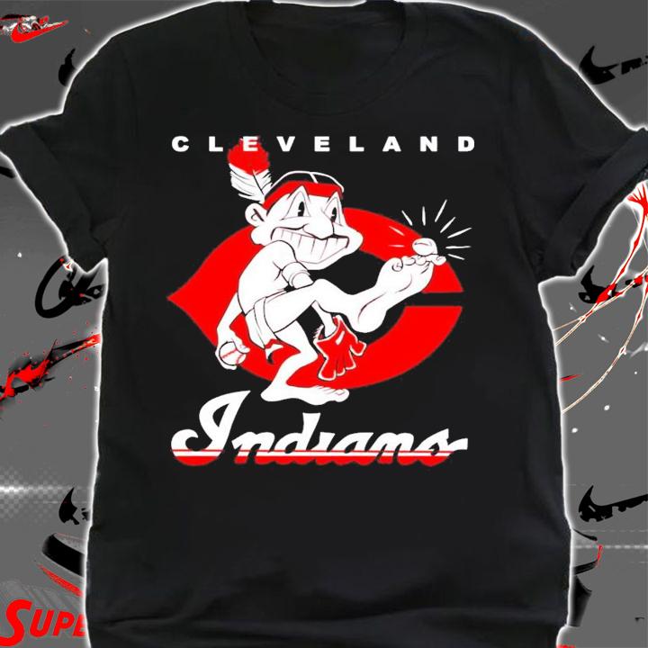 Cleveland Indians logo t-shirt shirt