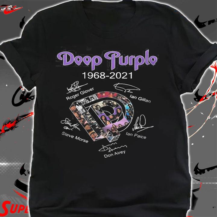 Deep Purple 1968 2021 Signatures Shirt Black.Jpg shirt