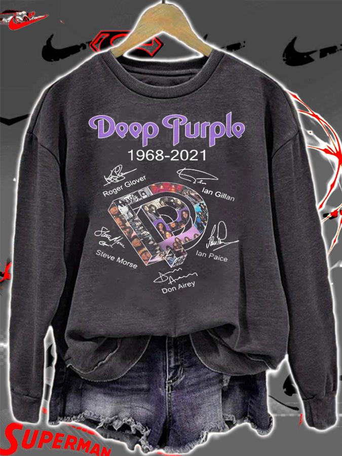 Deep Purple 1968 2021 Signatures Shirt Black.Jpg sweatshirt