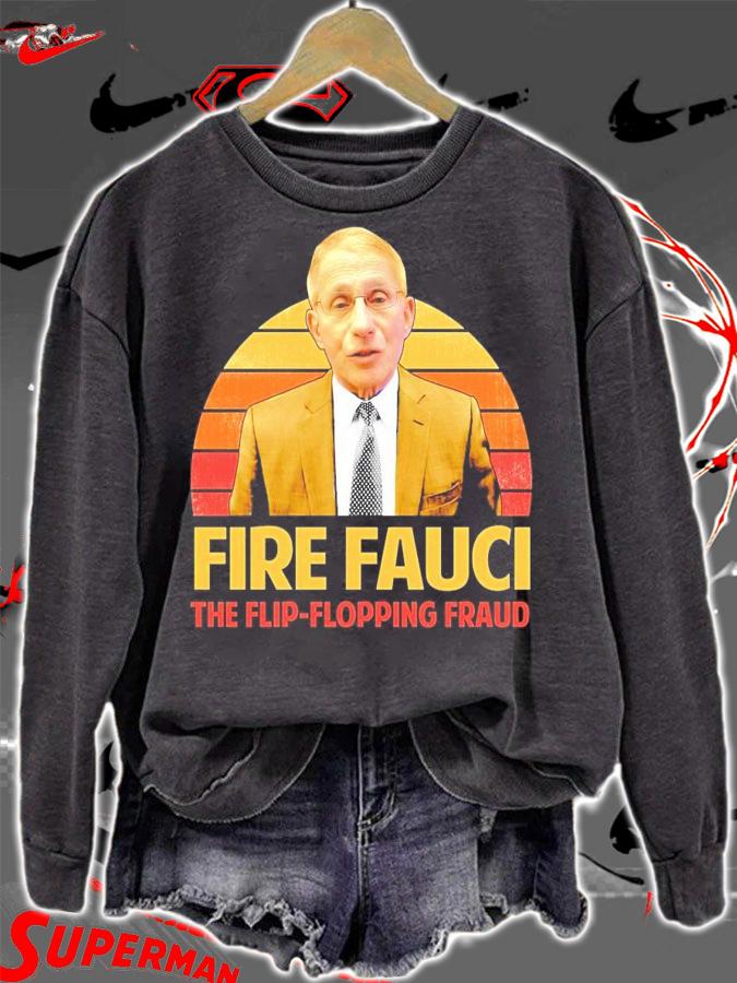 Fire Fauci the flip flopping fraud vintage shirt