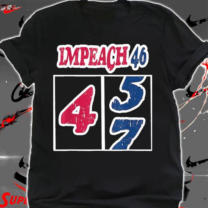 Impeach 46 Joe Biden Anti Biden Vintage Distressed Humor T-Shirt shirt