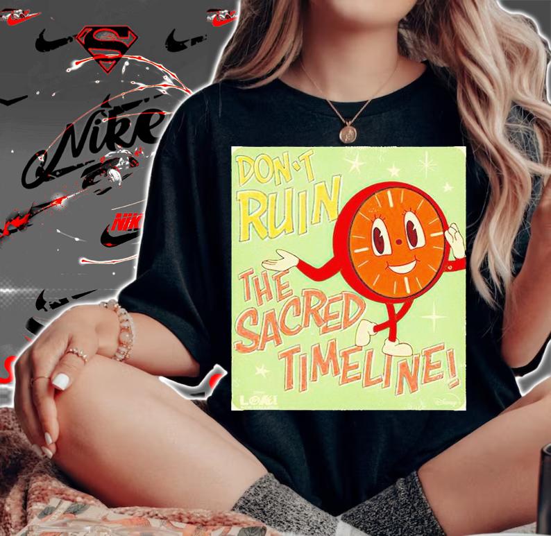 Marvel Loki Miss Minutes Don't Ruin The Sacred Timeline T-shirt woman shirt