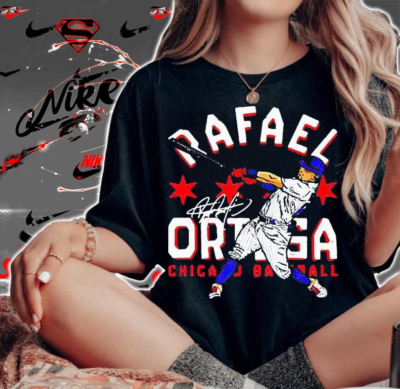 Rafael Ortega Chicago Baseball signature T-shirt