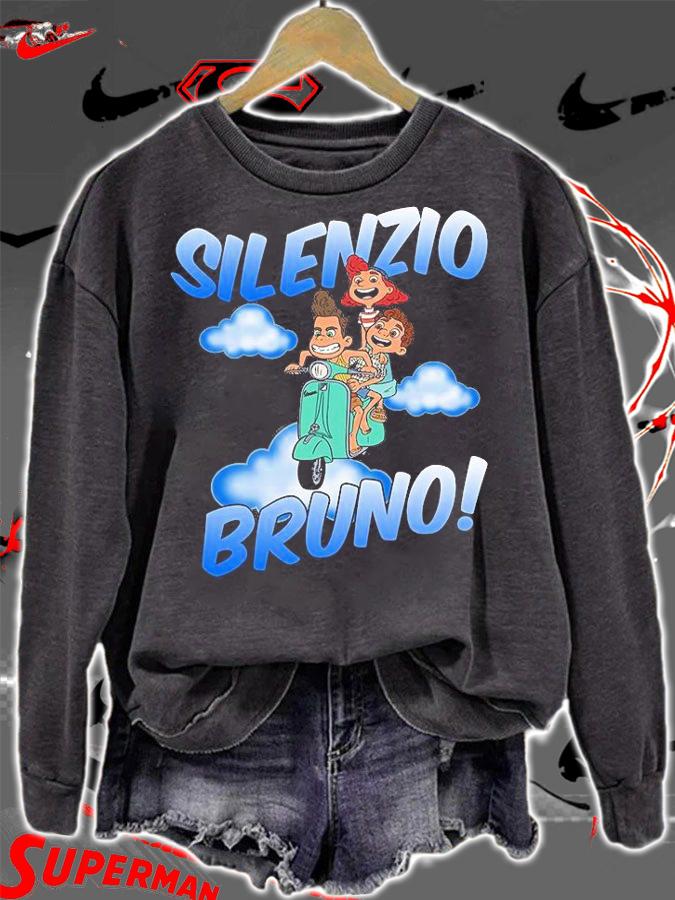 Silenzio Bruno Luca Alberto and Giulia shirt sweatshirt