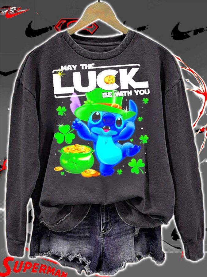 Stitch may the luck be with you St.Patrick's Day shirt