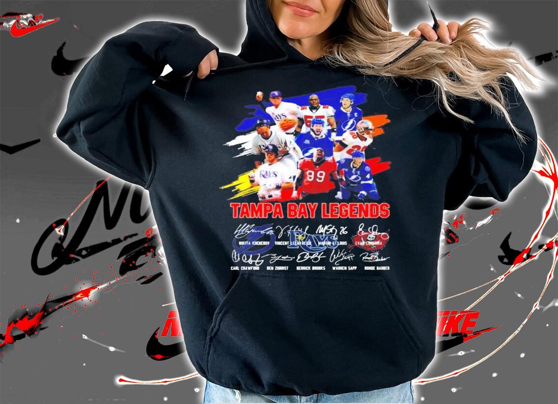 Tampa Bay Legends signatures t-shirt hoodie