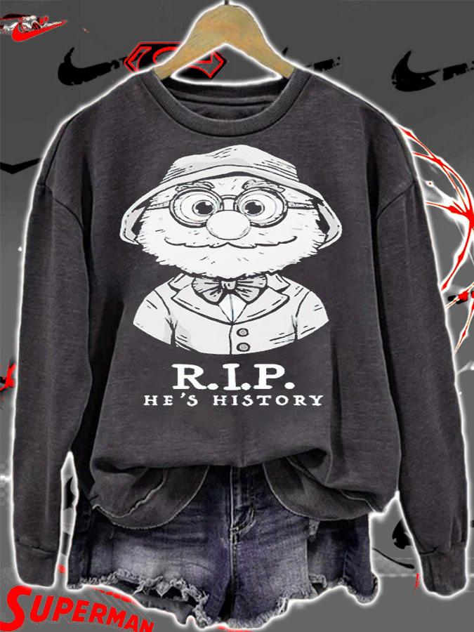 Puppet RIP He's history T-shirt sweatshirt