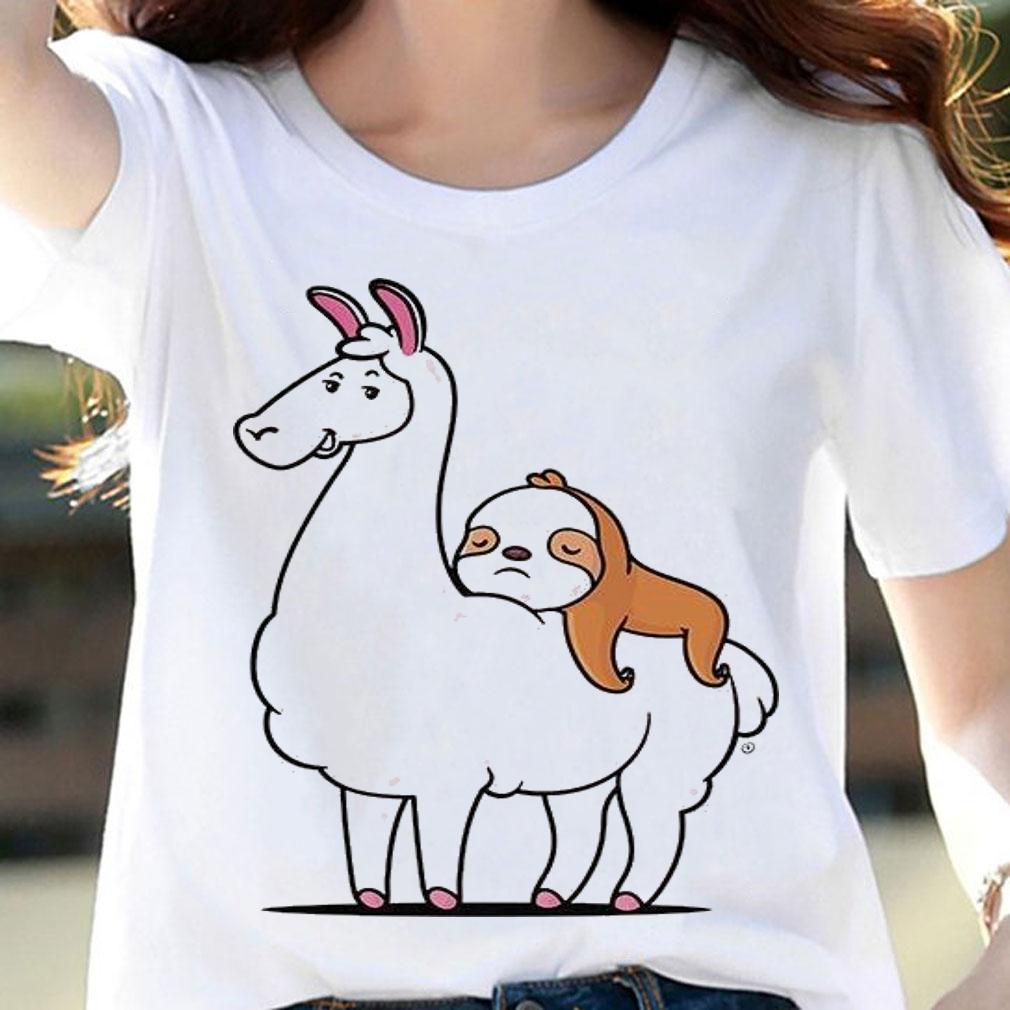 Best Friends - Llama and Sloth shirt woman shirt