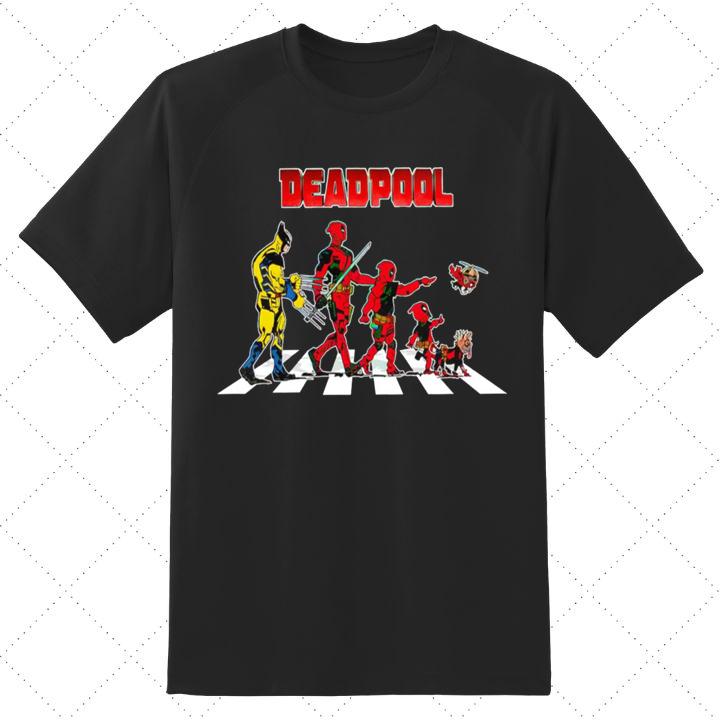 Exclusive Deadpool and Wolverine Abbey Road Shirt – Must-Have for Fans!