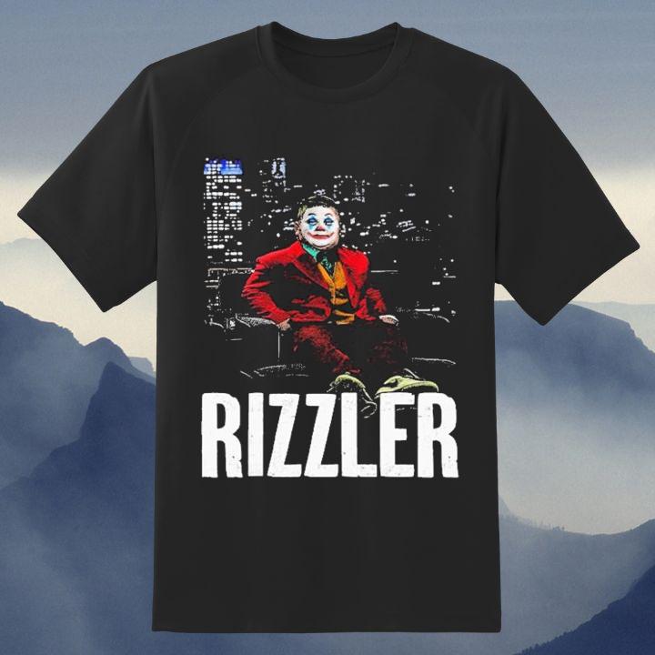 Funny The Rizzler Meme Joker Joaquin Phoenix T-Shirt