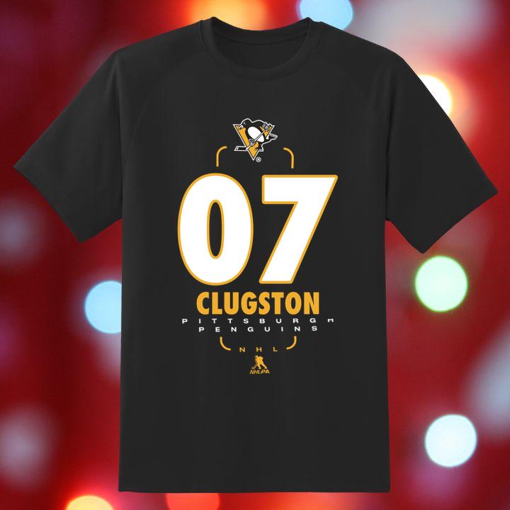 Pittsburgh Penguins Personalized Name Number Midfielder 07 Clugston