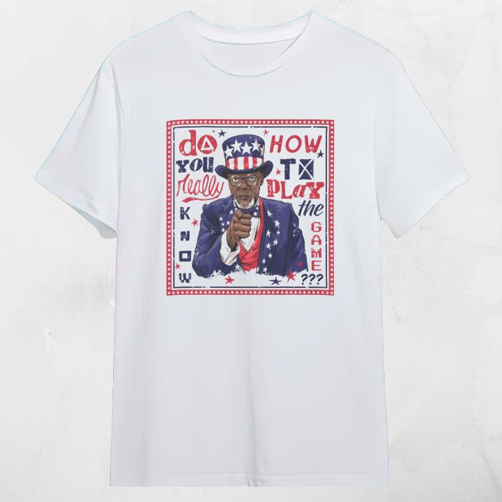 Samuel L. Jackson Uncle Sam Do You Really Know How To Play The Game T-Shirt