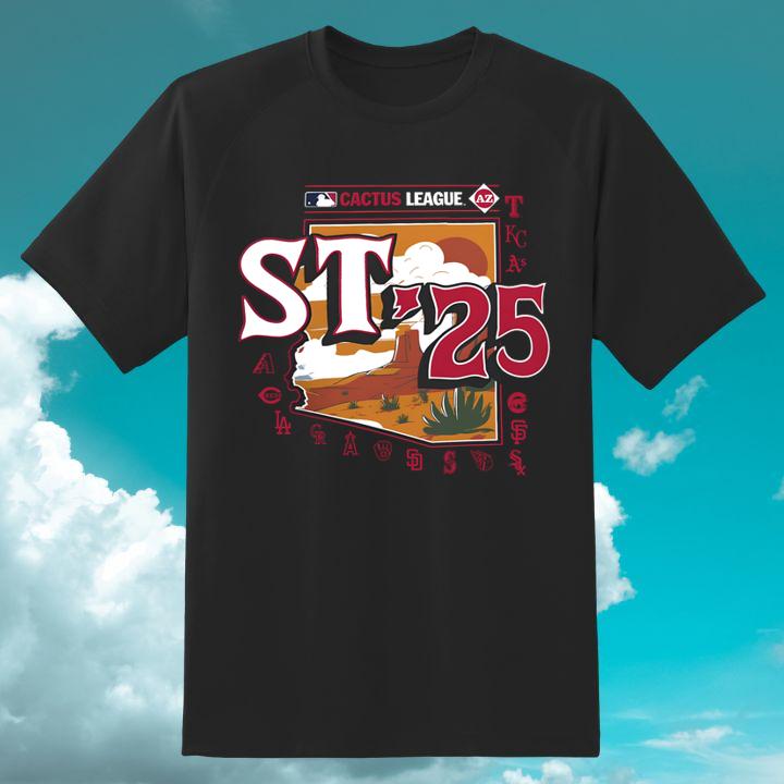 Mlb 2025 Spring Training Cactus League Shirt 1