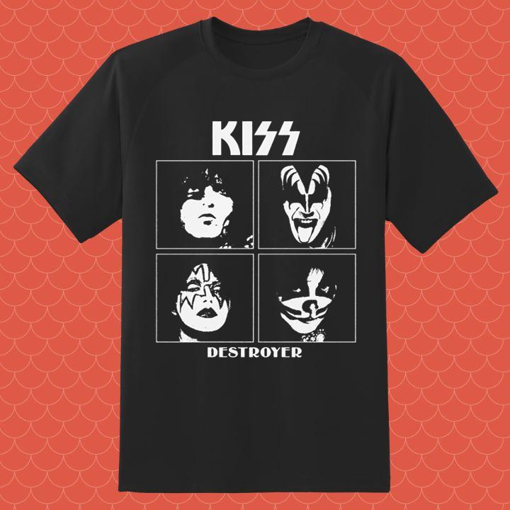 Destroyer Kiss Rock Band Heavy Metal Shirt