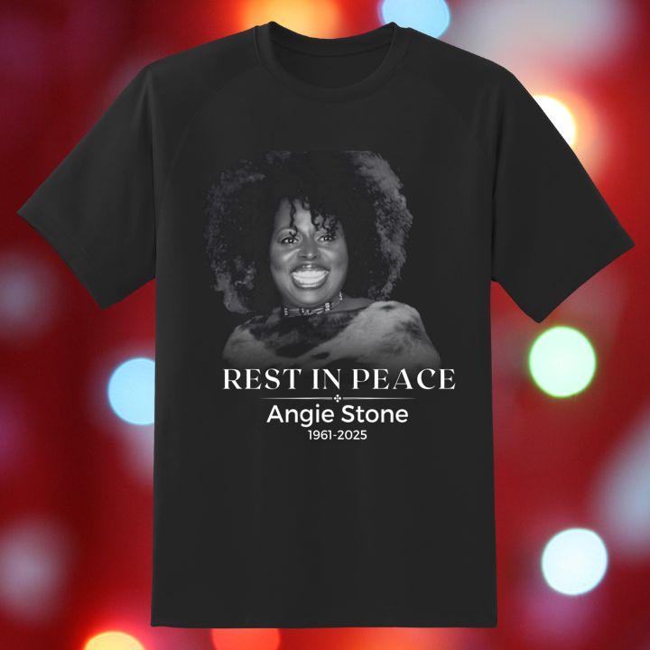 Rest In Peace Queen Angie Stone 1961-2025 Tribute For R&B Singer T-Shirt