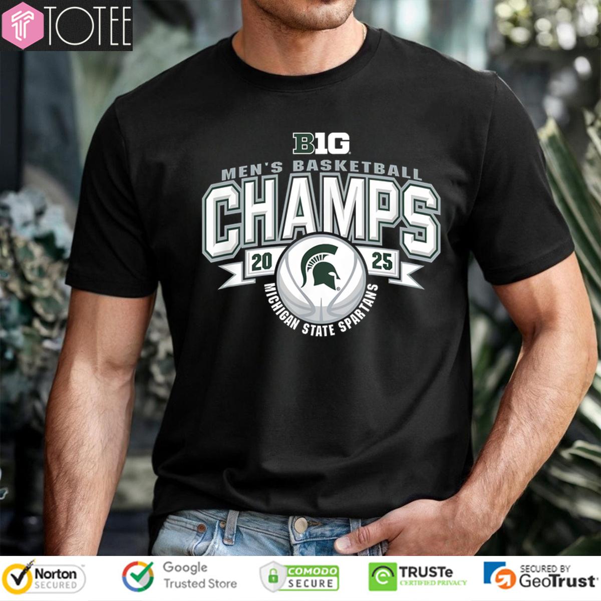 Michigan State Spartans Big Ten Champs 2025 Shirt - Grab Yours Now!