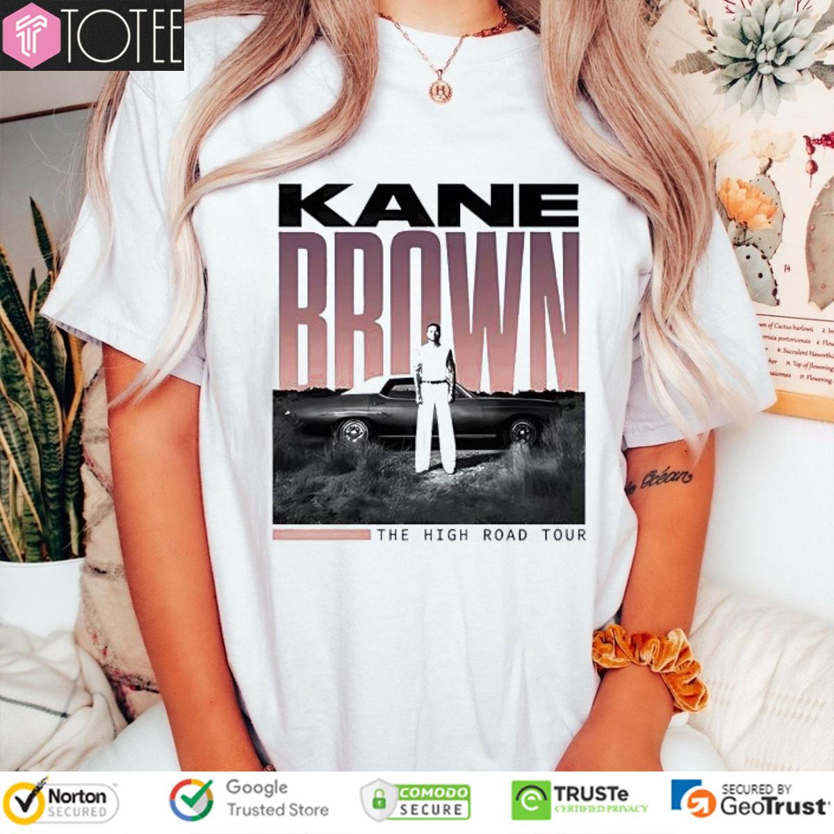 Kane Brown The High Road Tour 2024 Official Concert T-Shirt