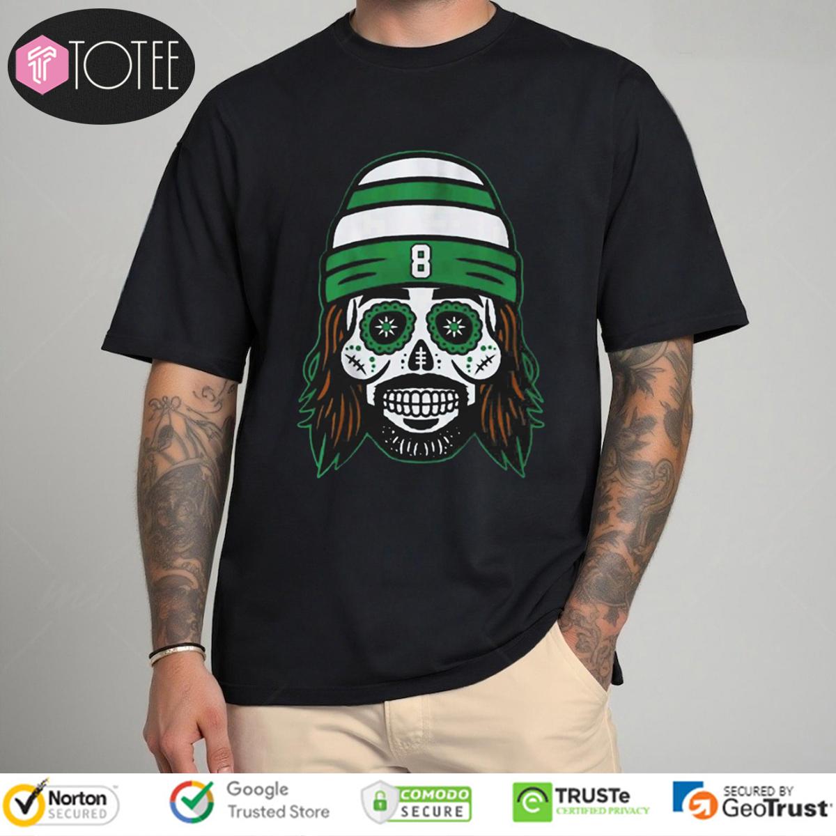 Aaron Rodgers Sugar Skull New York Jets T-Shirt