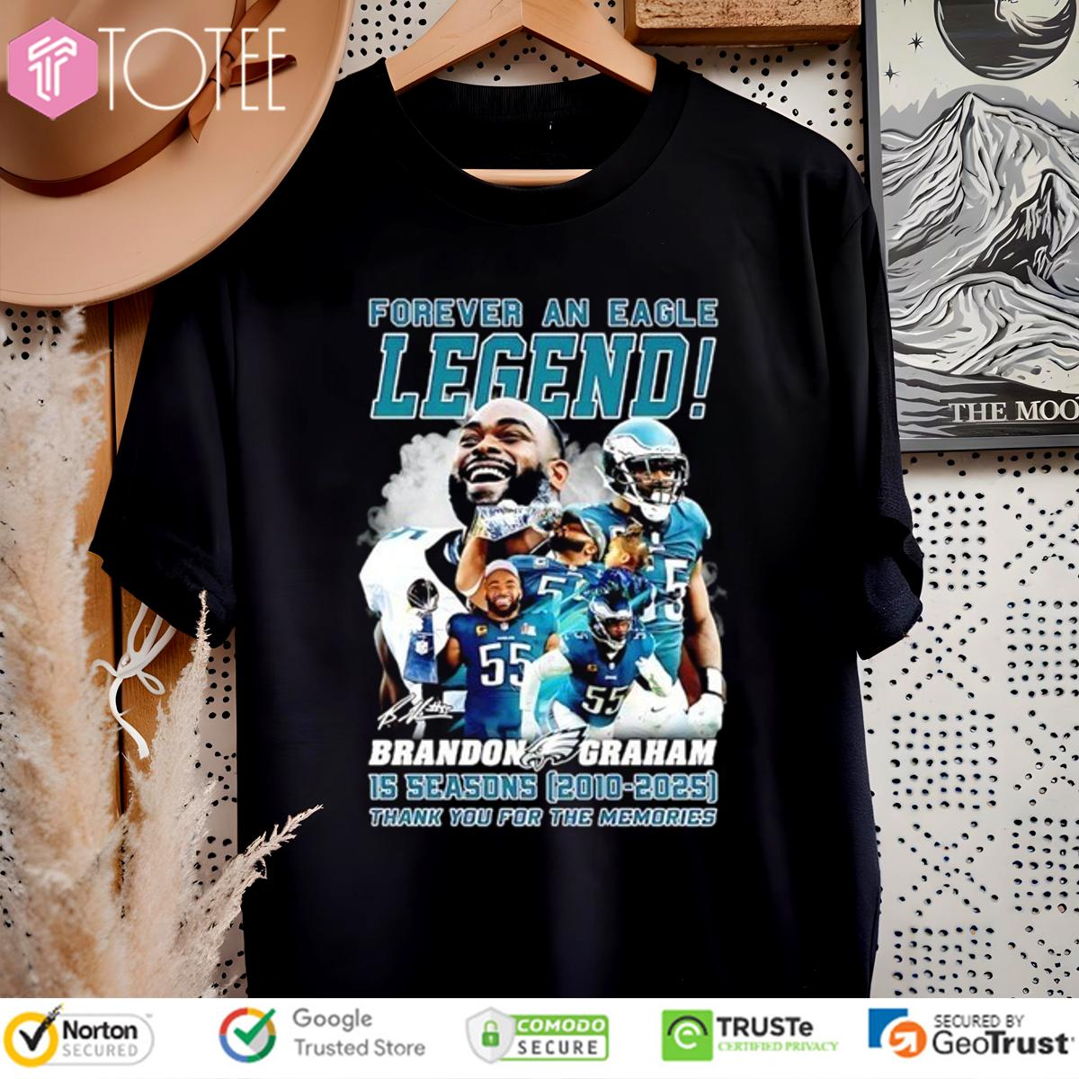 Forever An Philadelphia Eagles Legend Brandon Graham 2010-2025 T-Shirt