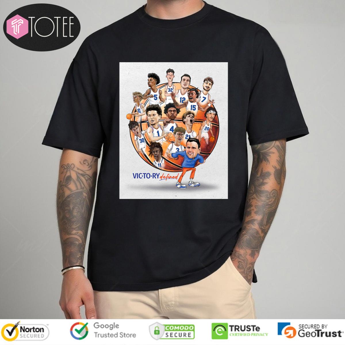 The Boys Wearing Gatorsmbk Florida Basketball Caricature Shirt 