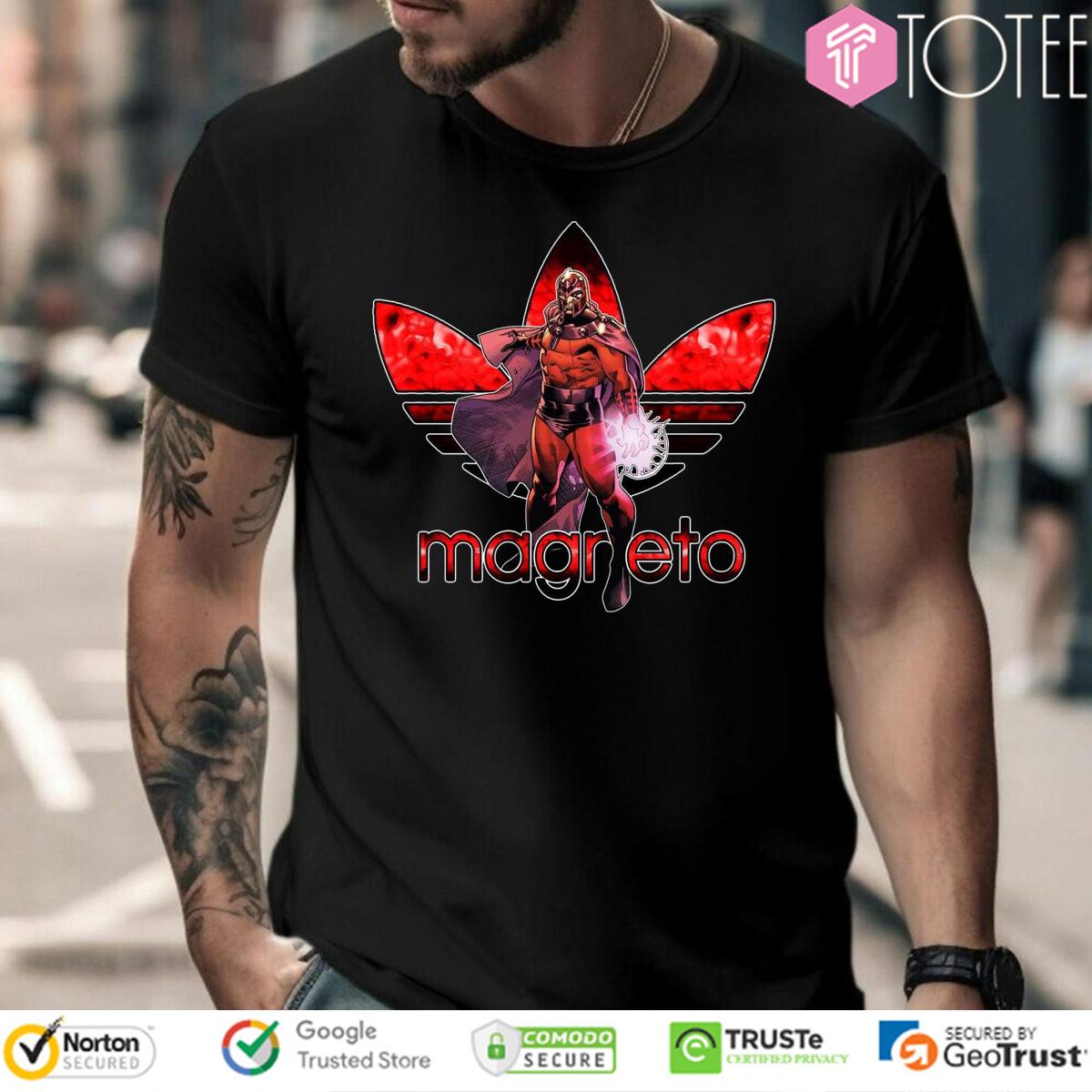 Magneto Parody Adidas Logo T-Shirt