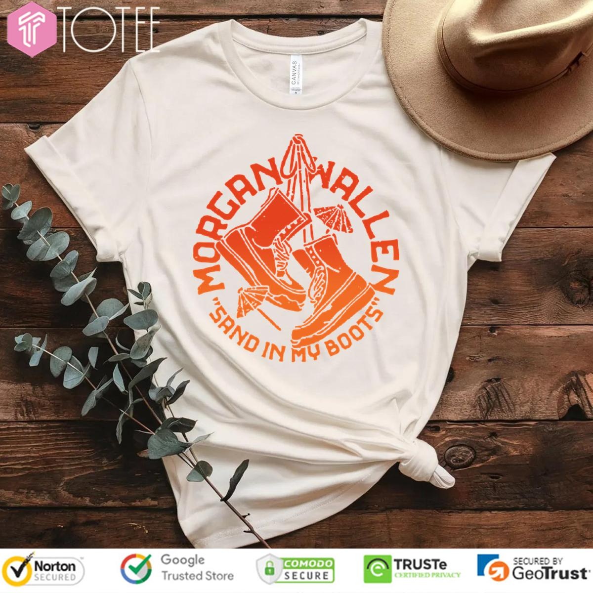 Morgan Wallen White Sand In My Boots T-shirt