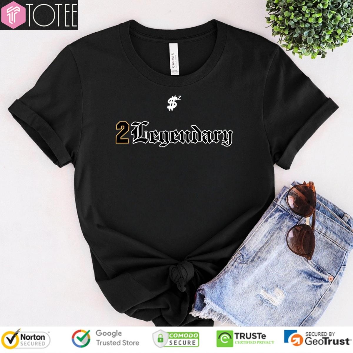 2Legendary Sketch Logo T-shirt