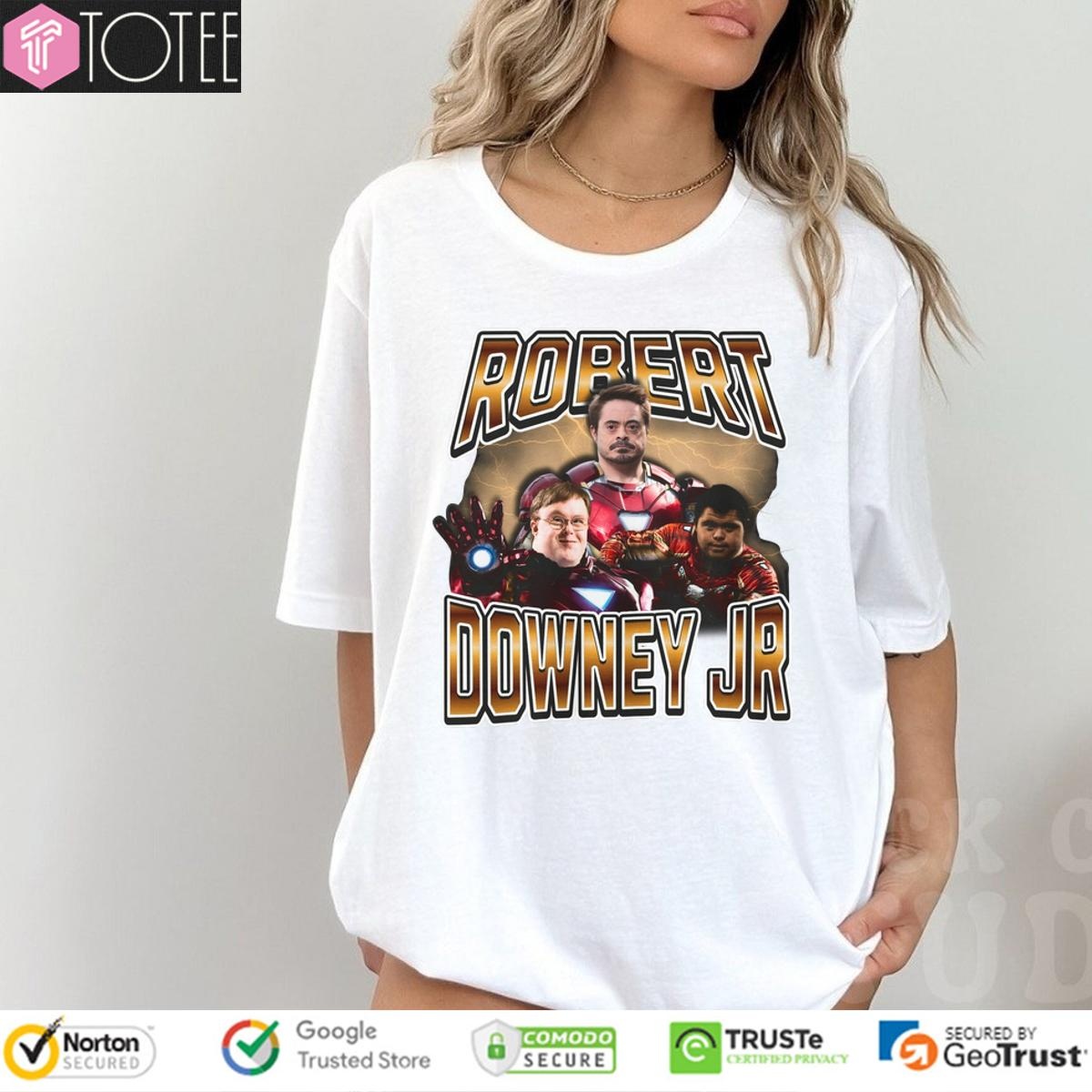 Robert Downey Jr Iron Man Down Syndrome T-shirt