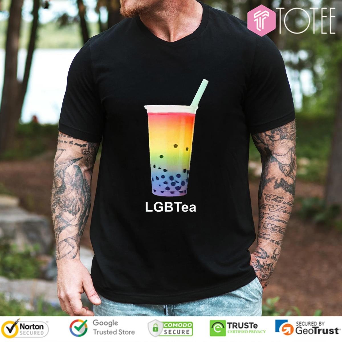 Lgbtea Boba Tea X Lgbt Pride Rainbow T-shirt