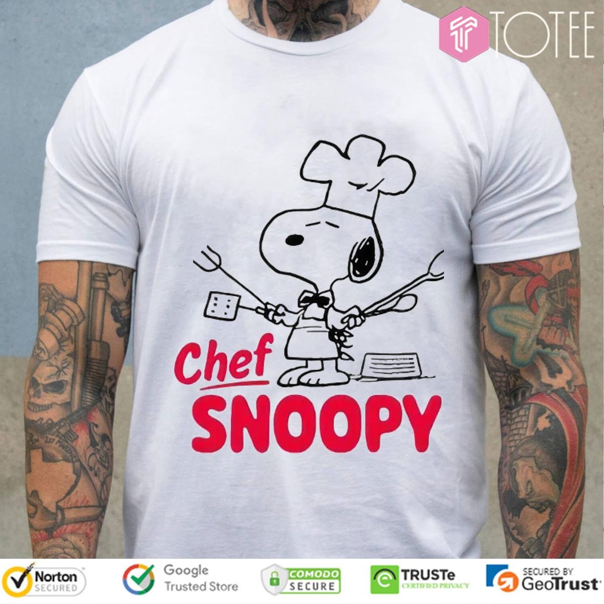 Jeremy Allen White Chef Snoopy T-shirt