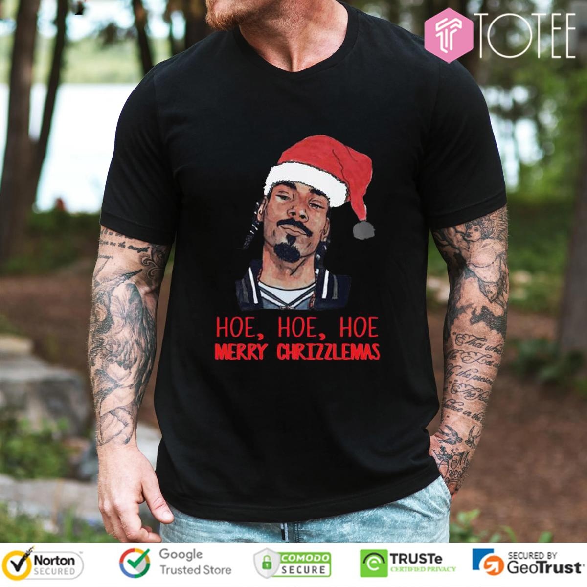 Snoop Dogg Hoe Hoe Hoe Merry Chrizzlemas Happy Christmas T-shirt