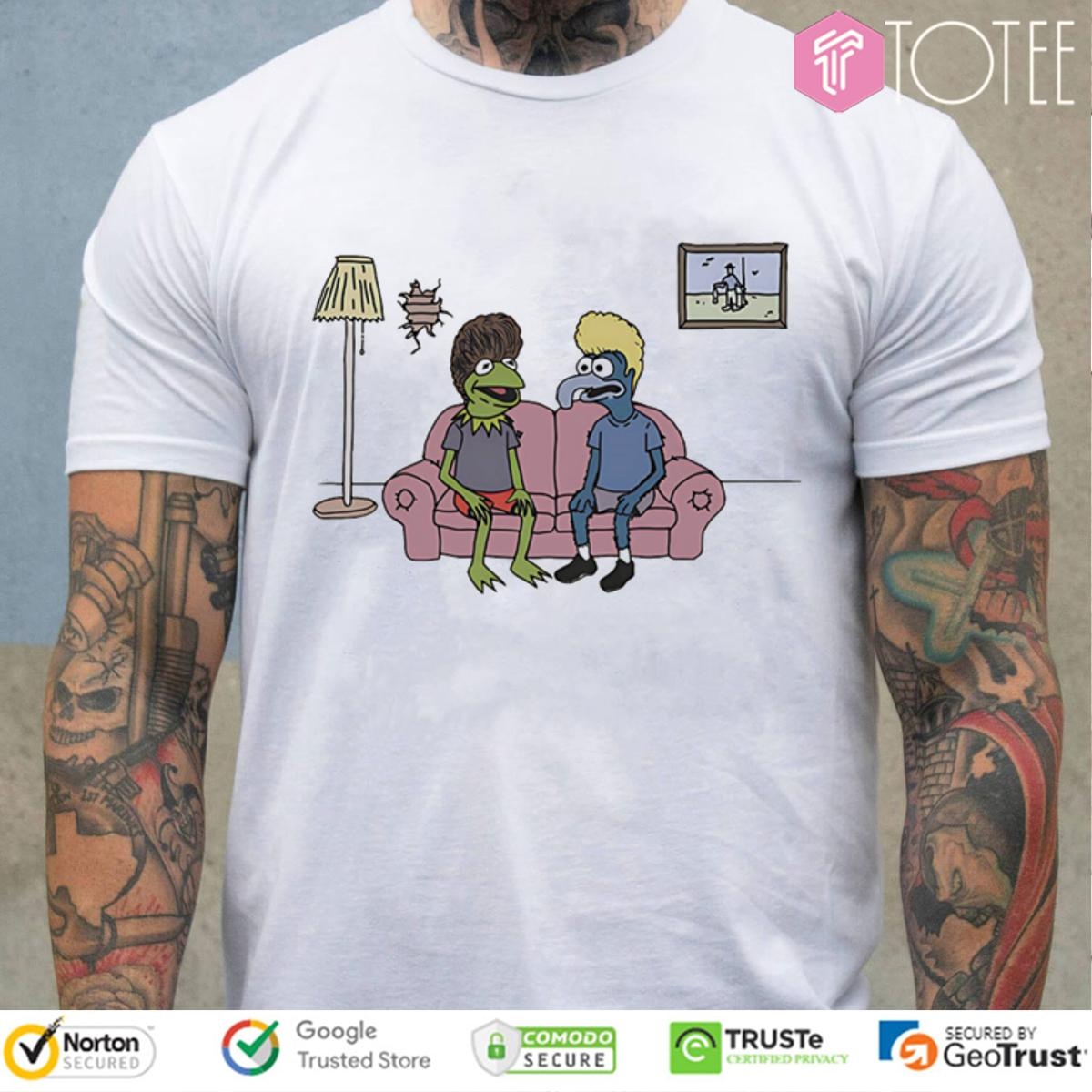 Kermit The Frog Gonzo Beavis And Butt-Head T-shirt