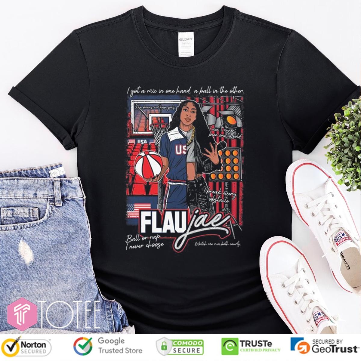 Flaujae Johnson Ball Or Rap I Never Choose Best Of Both Worlds T-shirt