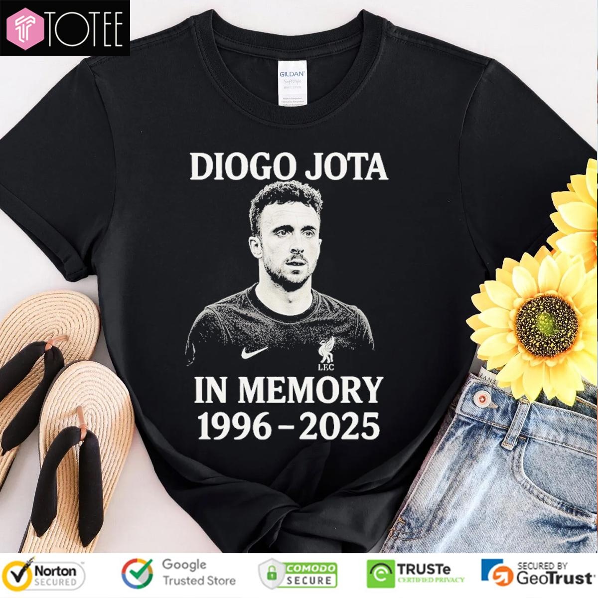 In Memory Of Diogo Jota 1996-2025 Liverpool T-shirt