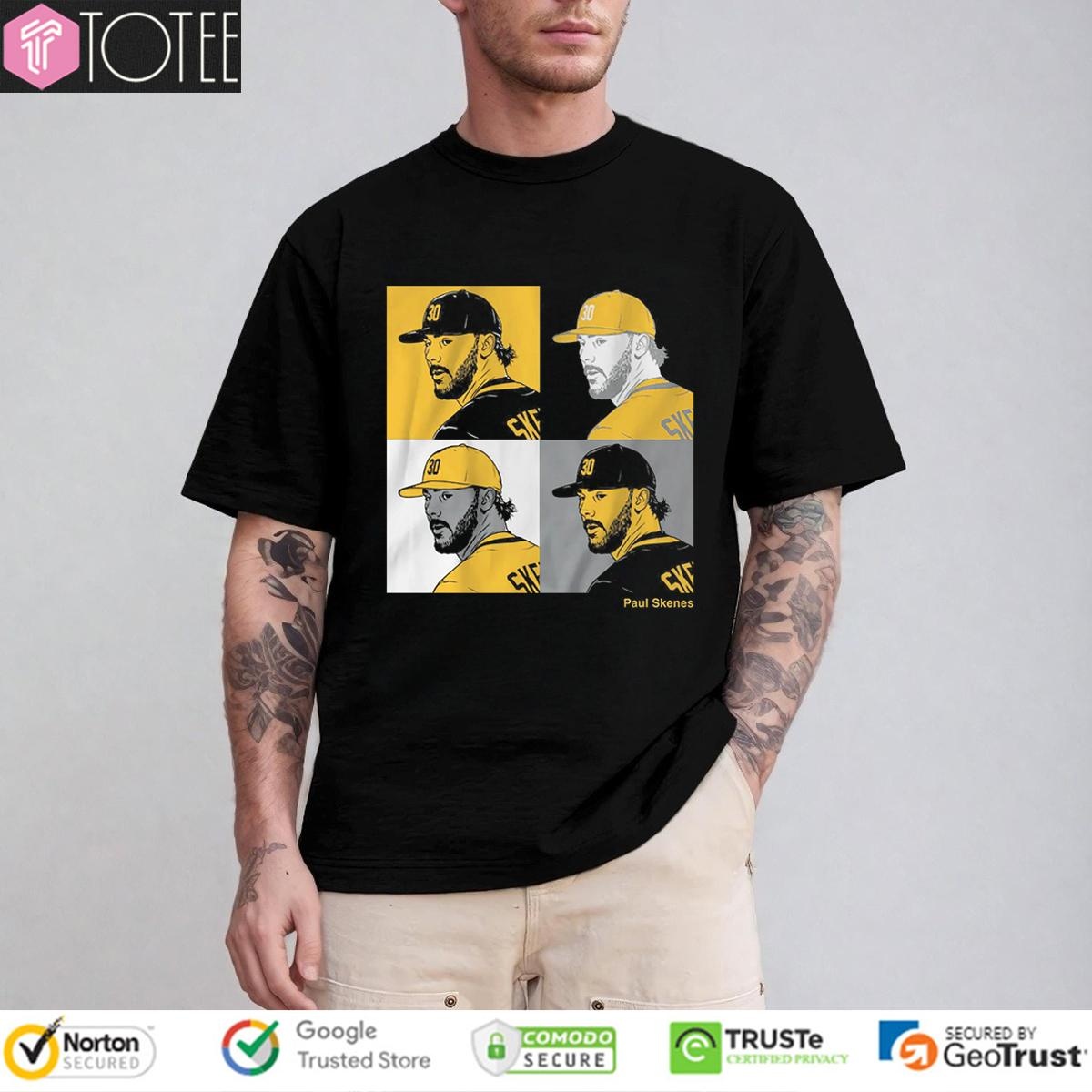 Paul Skenes Collage Panels Pittsburgh Pirates Rising Ace 2025 T-shirt
