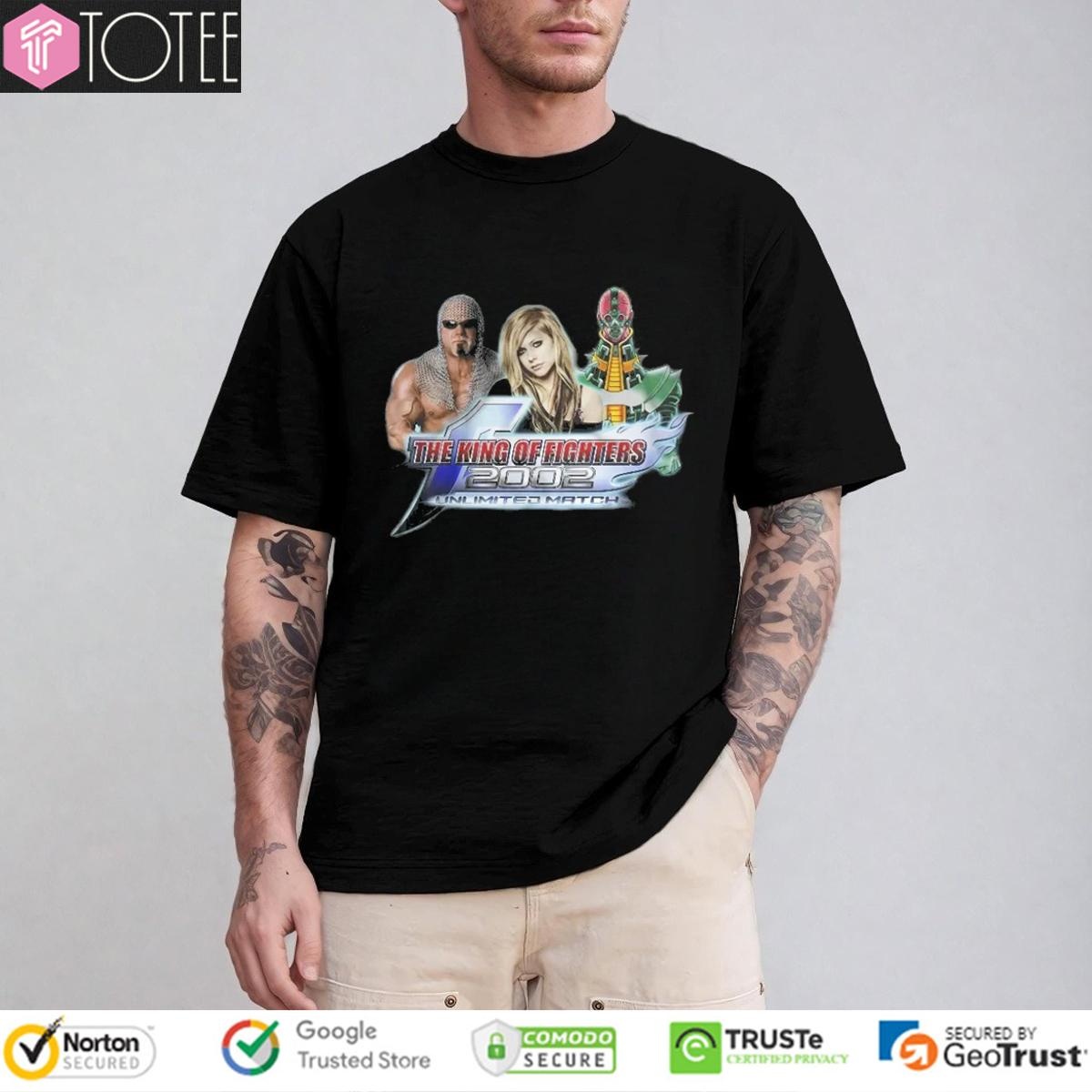 The King Of Fighters 2002 Unlimited Match Scott Steiner Avril Lavigne Jinzo T-shirt